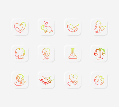 Nature-Inspired Eco-Icons for Sustainable Products