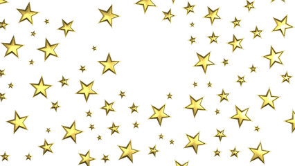 XMAS Holiday golden decoration, glitter frame isolated -