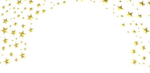 Stars - Festive christmas card. Isolated illustration white background. -