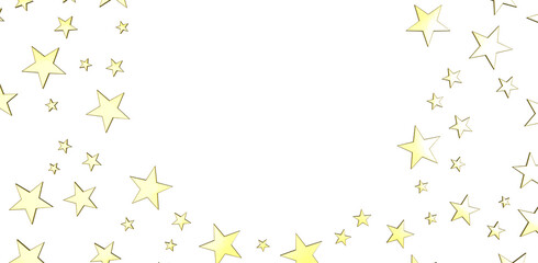 Stars - Festive christmas card. Isolated illustration white background. -
