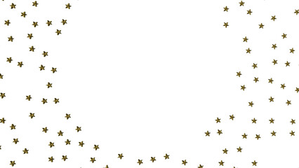 Stars - stars. Confetti celebration, Falling golden abstract decoration for party, birthday celebrate,