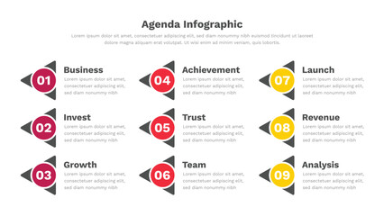 Agenda Infographic Template 