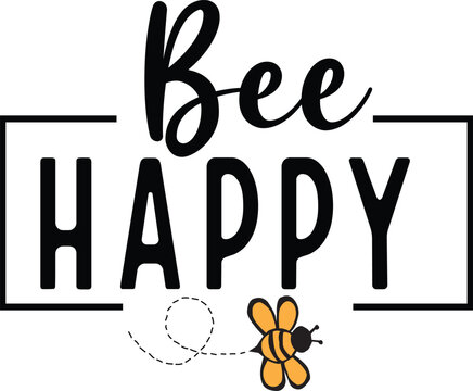 Bee Svg Design, Funny Bee