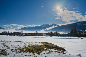 Winterliches Alpenland mit Nationalpark Hohen Tauern