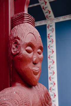 arving on school Marae in Mangakino Waikato Aotearoa New Zealand