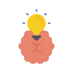 Brainwave  vector filled outline Icon Design illustration. SEO Development And Marketing Symbol on White background EPS 10 File