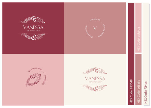Vanessa Logo - V Logo - Letter V logo Template Design Vector Illustration Design Editable Resizable