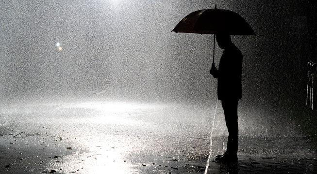 Bajo la lluvia