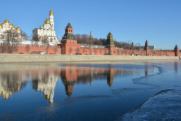 The Moscow Kremlin.