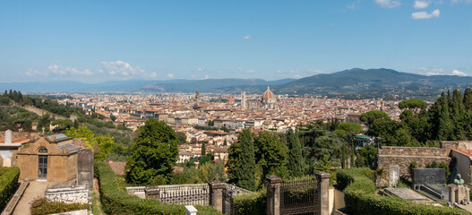 Fototapeta na wymiar Une Vue Panoramique de Florence