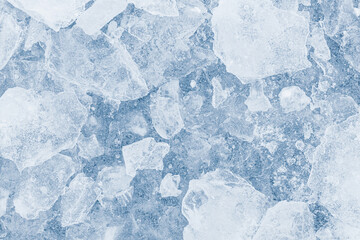 Crushed natural ice background pattern. Freshness concept.