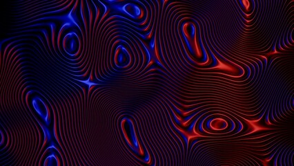 abstract background with red-blue metal reflections