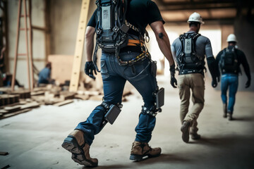Exoskeletons are devices that allow workers to get most efficiency on work, generative ai