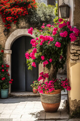 Fototapeta premium Saint-Paul-de-Vence. Incredibly beautiful and romantic France. Generative AI