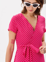 Naklejka premium woman in dress