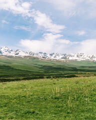 landscape with mountains