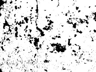 Rustic grunge texture with grain and stains. Abstract noise background. PNG graphic illustration with transparent background.