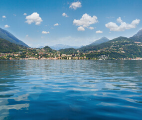 Lake Como (Italy) summer view