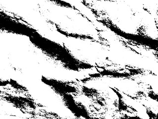 Rustic grunge texture with grain and stains. Abstract noise background. PNG graphic illustration with transparent background.