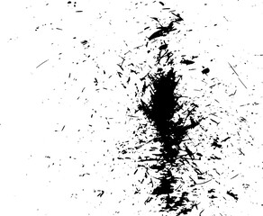 Rustic grunge texture with grain and stains. Abstract noise background. PNG graphic illustration with transparent background.