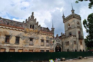 Fototapeta na wymiar An old castle in Lviv
