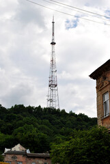 tower with antennas
