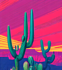 cactus in the desert
