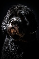 Portugese Waterdog Portrait 
