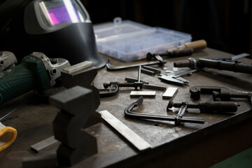 Scene of parts being welded by TIG welding
