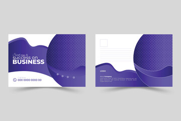 Corporate postcard design template . Corporate Business
 Postcard Template Design, Simple and Clean Modern Minimal
 Postcard Template, Business Postcard Layout Professional 
Corporate business 