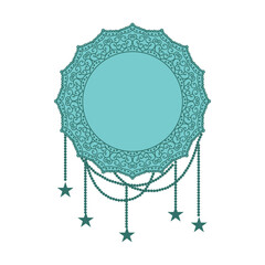 mandala with star garland
