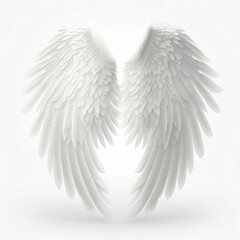 Angel wings. Generative AI