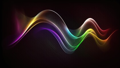 abstract colorful waves background