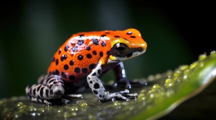 Fototapeta premium Poison Dart Frog. Gen AI