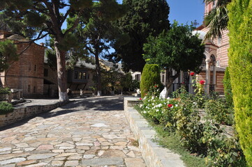 The Monastery of Xenophontos is a monastery built on Mount Athos