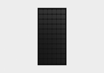 Photovoltaic module black cells - obrazy, fototapety, plakaty