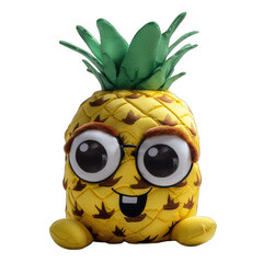 stuffed pineapple toy, transparent background png