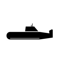Submarine vector icon. Military submarine.