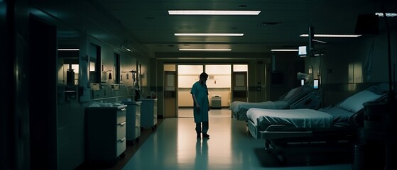 A Dr. in a hospital