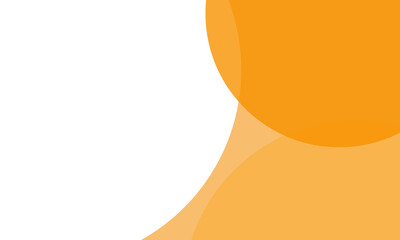 Orange color circles background with overlap layer. For wallpaper, cover, banner, poster, placard and presentation. Abstract background for business card and flyer template, vector illustration 
