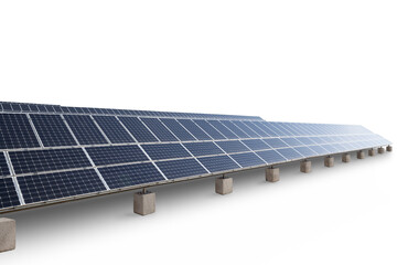 Photovoltaic panel farm