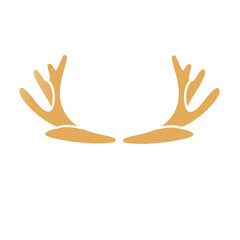deer antlers Vector icon