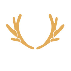 deer antlers Vector icon