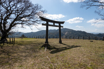 Fototapeta na wymiar 月山富田城 三の丸