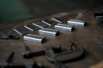 Scene of parts being welded by TIG welding
