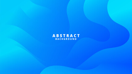 Abstract Gradient Blue liquid background. Modern background design. Dynamic Waves. Fluid shapes composition. Fit for website, banners, brochure, posters