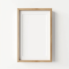large art frame - picture frame on wall -  wood-white frame - contemporary style
