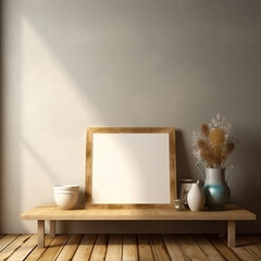 art frame - table art frame - wood frame - decor style