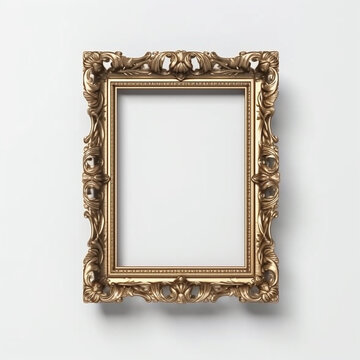 large art frame - picture frame on wall - gold frame - gallery style