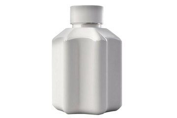 White and silver Bottles of aerosol spray, metal bottle for cosmetic, perfume or hairspray. Deodorant packing